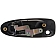 Help! By Dorman Exterior Door Handle - Plastic Black Single - 77757
