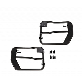 Rugged Ridge Door - Tubular Lower Half Powder Coated Black Steel Set Of 2 - 1150931
