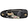 Help! By Dorman Exterior Door Handle - Plastic Black Single - 77763