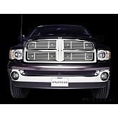 Putco Grille Insert - Polished Aluminum Rectangular - 302132