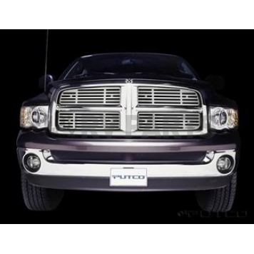 Putco Grille Insert - Polished Aluminum Rectangular - 302132