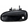 Help! By Dorman Exterior Door Handle - Plastic Black Single - 77777