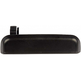 Help! By Dorman Exterior Door Handle - Plastic Black Single - 79341