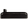 Help! By Dorman Exterior Door Handle - Plastic Black Single - 79341