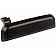 Help! By Dorman Exterior Door Handle - Plastic Black Single - 79341