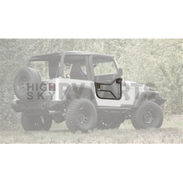 Rugged Ridge Door - Tubular Lower Half Powder Coated Black Steel Set Of 2 - 1150920