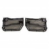Rugged Ridge Door - Tubular Lower Half Powder Coated Black Steel Set Of 2 - 1150925
