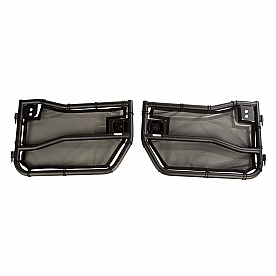 Rugged Ridge Door - Tubular Lower Half Powder Coated Black Steel Set Of 2 - 1150925