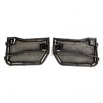 Rugged Ridge Door - Tubular Lower Half Powder Coated Black Steel Set Of 2 - 1150925