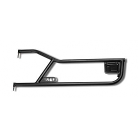 Warrior Products Door - Tubular Lower Half Powder Coated Black Steel Set Of 2 - 90772