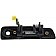 Help! By Dorman Exterior Door Handle - Plastic Black Single - 77538