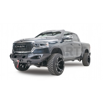 Fab Fours Bumper Vengeance 1-Piece Design Steel Black - DR10X29521-1