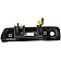 Help! By Dorman Exterior Door Handle - Plastic Black Single - 77550