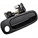 Help! By Dorman Exterior Door Handle - Plastic Black Single - 77567
