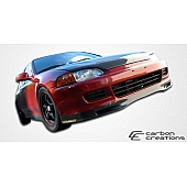 Extreme Dimensions Air Dam Front Lip Carbon Fiber Gloss UV Coated Black - 102728