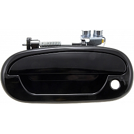 Help! By Dorman Exterior Door Handle - Plastic Black Single - 79310