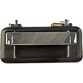 Help! By Dorman Exterior Door Handle - Plastic Black Housing With Silver Insert Single - 79314