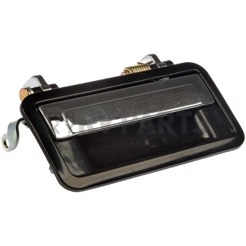 Help! By Dorman Exterior Door Handle - Plastic Black Housing With Silver Insert Single - 79314-2