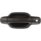 Help! By Dorman Exterior Door Handle - Plastic Black Single - 79316