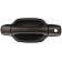 Help! By Dorman Exterior Door Handle - Plastic Black Single - 79316