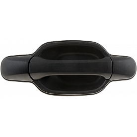 Help! By Dorman Exterior Door Handle - Plastic Black Single - 79319