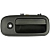 Help! By Dorman Exterior Door Handle - Plastic Black Single - 79321