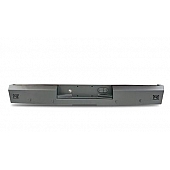 Fab Fours Bumper Red Steel 1-Piece Design Steel Black - R19RT42501