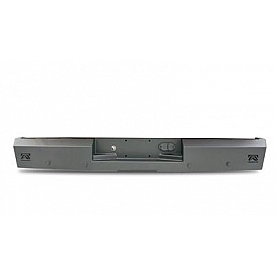 Fab Fours Bumper Red Steel 1-Piece Design Steel Black - R19RT42501