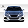 DuraFlex Bumper Cover Plain  J-Spec Fiberglass - 107752