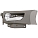 Help! By Dorman Interior Door Handle - Lever Plastic Gray Housing With Silver Lever Single - 79880