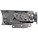 Help! By Dorman Interior Door Handle - Lever Plastic Gray Housing With Silver Lever Single - 79880