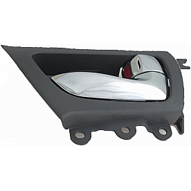 Help! By Dorman Interior Door Handle - Lever Plastic Gray Housing With Silver Lever Single - 79881
