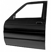 Harwood Fiberglass Door - Hard Full Gelcoat Black Fiberglass Single - 41010