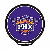 POWERDECAL Decal - Phoenix Suns Logo Black Plastic 4-1/2 Inch - PWR92001