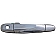 Help! By Dorman Exterior Door Handle - Plastic Silver Single - 79891