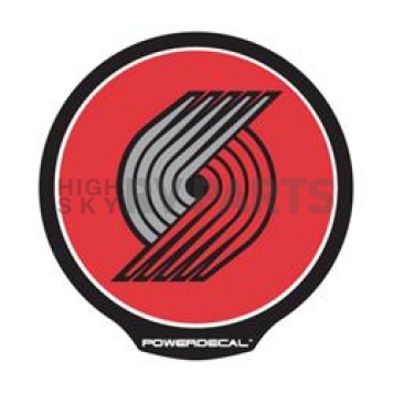 POWERDECAL Decal - Portland Trailblazers Logo Black Plastic 4-1/2 Inch - PWR95001