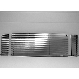 Street Scene Grille Insert - Horizontal Bar Aluminum Rectangular - 95080764