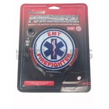 POWERDECAL Decal - EMT/ Firefighter Plastic 4-1/2 Inch - PWREMT2