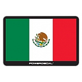 POWERDECAL Decal - Mexican Flag Black Plastic Not Applicable - PWRMEXICO