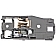 Help! By Dorman Interior Door Handle - Plastic Ivory Housing With Silver Lever Single - 79905