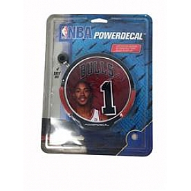 POWERDECAL Decal - 1 Derrick Rose Photo Bulls Plastic 4-1/2 Inch - PWRNBA7200