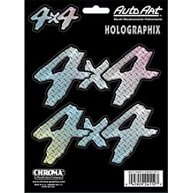 Chroma Graphics Decal - 4X4 Diamond Plate - 24112