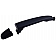 Help! By Dorman Exterior Door Handle - Plastic Black Single - 79944