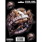 Chroma Graphics Decal - The Right To Bear Arms Eagle - 25040