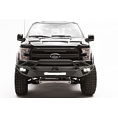 Fab Fours Bumper Vengeance 1-Piece Design Steel Black - FF15D32521