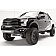 Fab Fours Bumper Vengeance 1-Piece Design Steel Black - FF15D32521