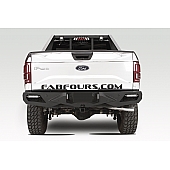 Fab Fours Bumper Vengeance 1-Piece Design Steel Black - FF15E32511