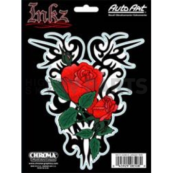 Chroma Graphics Decal - Tribal Rose Tattoo - 8508