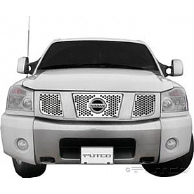 Putco Grille Insert - Polished Stainless Steel Rectangular - 84127