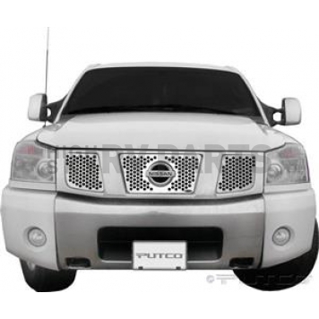 Putco Grille Insert - Polished Stainless Steel Rectangular - 84127